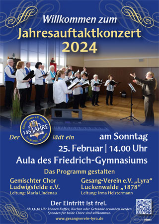 Gesangverein Lyra - Jahresauftaktkonzert 2023